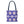 Geometric Blue Aop Tote Bag White Floral Pattern Dipaliz - Bags