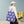 Geometric Blue Aop Tote Bag White Floral Pattern Dipaliz - Bags