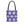Aop Tote Bag - White Floral Pattern Geometric Blue - Dipaliz - 13’’ × / Black - Bags