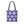 Aop Tote Bag - White Floral Pattern Geometric Blue - Dipaliz - Bags