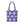 Aop Tote Bag - White Floral Pattern Geometric Blue - Dipaliz - Bags