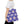 Aop Tote Bag - White Floral Pattern Geometric Blue - Dipaliz - Bags