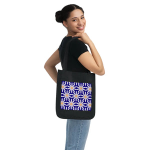 Bold Floral Canvas Tote Bag - Organic Cotton - Dipaliz - Bags