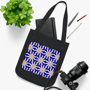 Bold Floral Canvas Tote Bag - Organic Cotton - Dipaliz - Bags