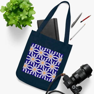 Bold Floral Canvas Tote Bag - Organic Cotton - Dipaliz - Bags