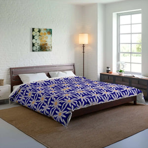 White Flowers Comforter – Eco-friendly Gift - Dipaliz - Quilts & Comforters