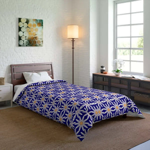 White Flowers Comforter – Eco-friendly Gift - Dipaliz - Quilts & Comforters