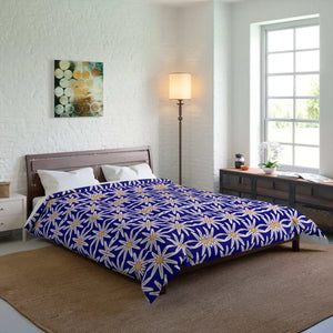 White Flowers Comforter – Eco-friendly Gift - Dipaliz - Quilts & Comforters