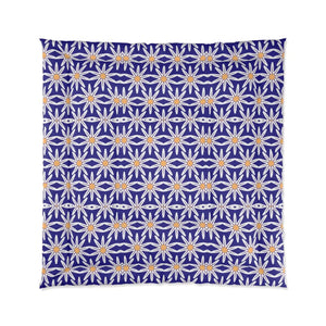 White Flowers Comforter – Eco-friendly Gift - Dipaliz - Quilts & Comforters