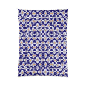 White Flowers Comforter – Eco-friendly Gift - Dipaliz - Quilts & Comforters