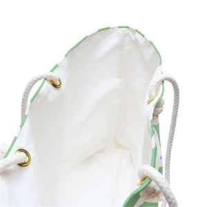 Geometric Green Weekender Bag - Polyester Pattern - Dipaliz - Tote Bags
