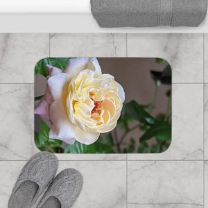 White Rose Bath Mat - Mats & Rugs