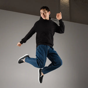 Canvas Shoes with White Stripes - Men’s Slip on Comfort - Dipaliz