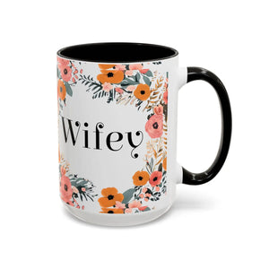 Wifey Floral Mugs - Vibrant Gifts for Her - Dipaliz