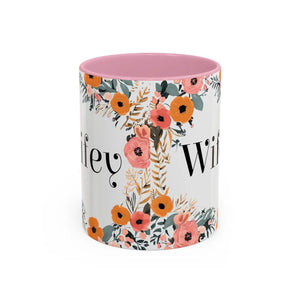 Wifey Floral Mugs - Vibrant Gifts for Her - Dipaliz