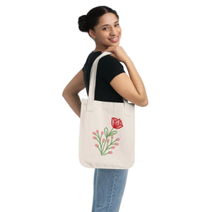 Floral Canvas Tote - Organic Cotton Eco Bag - Dipaliz - Bags