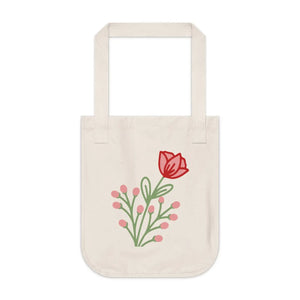 Floral Canvas Tote - Organic Cotton Eco Bag - Dipaliz - Bags