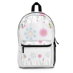 Roomy Wild Flowers Backpack - Eco Friendly Gifts - Dipaliz - Backpacks
