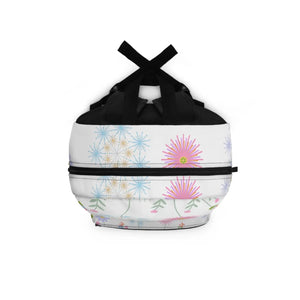 Roomy Wild Flowers Backpack - Eco Friendly Gifts - Dipaliz - Backpacks