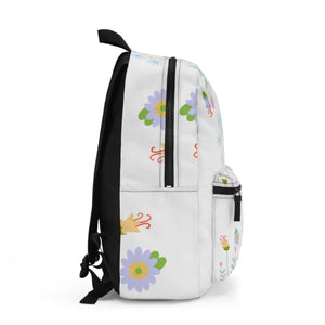 Roomy Wild Flowers Backpack - Eco Friendly Gifts - Dipaliz - Backpacks