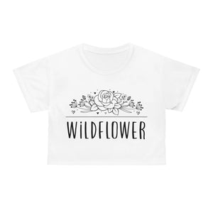 Floral Wildflowers Aop Crop Tee - Silky Soft Polyester - Dipaliz - T-shirts - s
