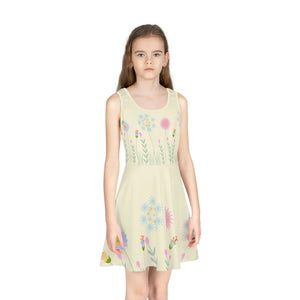Wildflower Girls’ Sundress – Organic Cotton - Dipaliz - Dresses - 2t