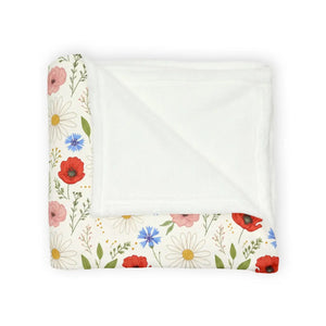 Wildflowers Pattern Soft Polyester Blanket - Dipaliz - Blankets