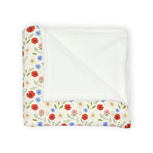 Wildflowers Pattern Soft Polyester Blanket - Dipaliz - Blankets