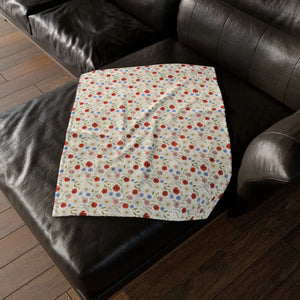 Wildflowers Pattern Soft Polyester Blanket - Dipaliz - Blankets