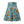 Teal Wildflower Women’s Skater Skirt - Silky Comfort - Dipaliz - Skirts - Xs