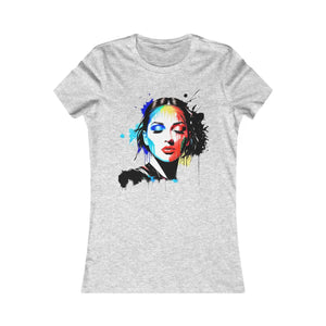 Artistic Women’s Favorite Tee - Paint Illustration - Dipaliz - T-shirts