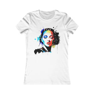 Artistic Women’s Favorite Tee - Paint Illustration - Dipaliz - T-shirts