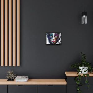 Modern Matte Canvas Woman’s Face Immortalized - Dipaliz - Posters Prints & Visual Artwork