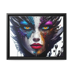 Modern Matte Canvas Woman’s Face Immortalized - Dipaliz - Posters Prints & Visual Artwork