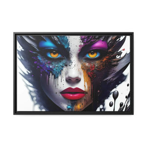 Modern Matte Canvas Woman’s Face Immortalized - Dipaliz - Posters Prints & Visual Artwork