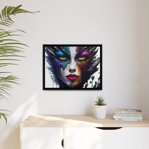 Modern Matte Canvas Woman’s Face Immortalized - Dipaliz - Posters Prints & Visual Artwork
