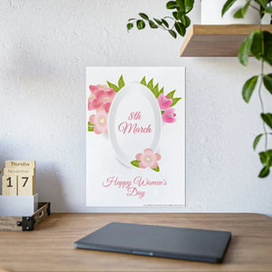 Vibrant Gloss Posters - Women’s Day 8th March Poster - Dipaliz - Prints & Visual Artwork