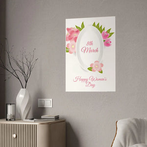 Vibrant Gloss Posters - Women’s Day 8th March Poster - Dipaliz - Prints & Visual Artwork
