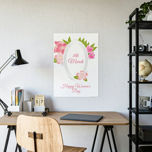 Vibrant Gloss Posters - Women’s Day 8th March Poster - Dipaliz - Prints & Visual Artwork