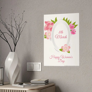 Vibrant Gloss Posters - Women’s Day 8th March Poster - Dipaliz - Prints & Visual Artwork