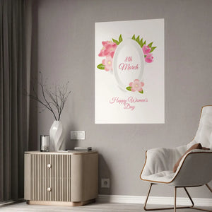 Vibrant Gloss Posters - Women’s Day 8th March Poster - Dipaliz - Prints & Visual Artwork