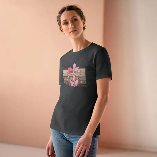 Elevate your Style with Dipaliz Women’s Premium Cotton Tee - Asphalt / s T-shirt