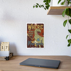 Vibrant Music Speaks Poster - Gloss where Words Leave off - Dipaliz - Posters Prints & Visual Artwork