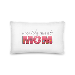 World’s Best Mom Pillow Microfiber Decor Dipaliz - Throw Pillows