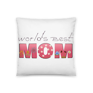 World’s Best Mom Pillow Microfiber Decor Dipaliz - Throw Pillows