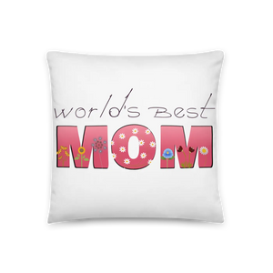 World’s Best Mom Pillow Microfiber Decor Dipaliz - Throw Pillows