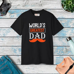 World’s Greatest Dad Tee - Ultra Cotton Father’s Day Shirt - Dipaliz - Black / s - T-shirts