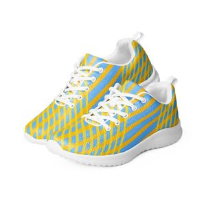 Blue Checkered Athletic Shoes - Lightweight Flyknit - Dipaliz - Sneakers