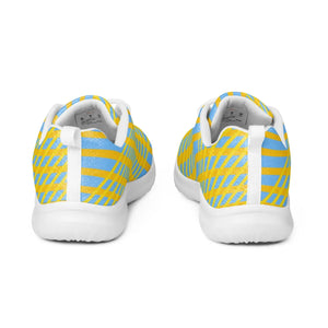 Blue Checkered Athletic Shoes - Lightweight Flyknit - Dipaliz - Sneakers
