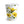 Yellow Morning Glory Latte Mug - 12oz Ceramic - Dipaliz - Mugs